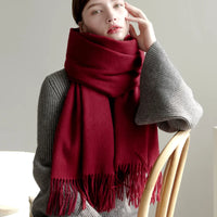 100% Wool Women Cashmere Scarf/Shawl