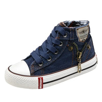 2025 Cowboy Canvas New High Top Child Shoes