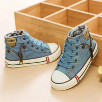 2025 Cowboy Canvas New High Top Child Shoes