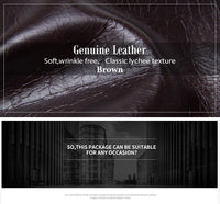 Men's Genuine Leather Business Briefcase Handbag