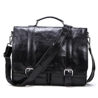 Men's Genuine Leather Business Briefcase Handbag