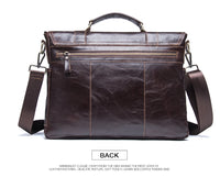 Men's Genuine Leather Business Briefcase Handbag