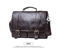 Men's Genuine Leather Business Briefcase Handbag