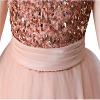 Girls' Sparkly Sequins Short Sleeves Party Dress