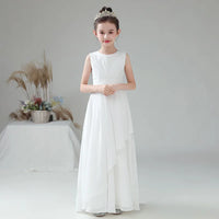 Girls' Chiffon Wedding Party Dress
