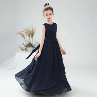 Girls' Chiffon Wedding Party Dress