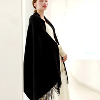 100% Wool Women Cashmere Scarf/Shawl