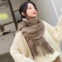 Women's Winter Solid Color Scarf/Shawl