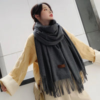 Women's Winter Solid Color Scarf/Shawl