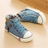 2025 Cowboy Canvas New High Top Child Shoes
