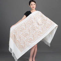Women's Diamonds Embroidery Winter Thicken Luxury Cashmere Scarf/Shawl