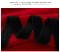 High Quality 100% Cashmere Scarf Shawl Winter New Cashmere Knitted Scarves Women Fashion Warm Neck Scarf Patchwork Color Shawl