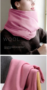 100% Wool Women Cashmere Scarf/Shawl