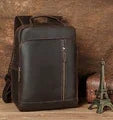 Genuine Leather Vintage High Capacity Laptop Bag