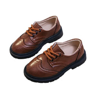 Boys' Lace-up Oxford PU Leather Shoes