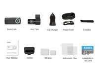 4K Voice Control Sony IMX415 GPS Dash Camera