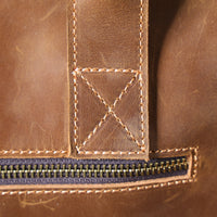 Genuine Leather Men's Briefcase Laptop Bag