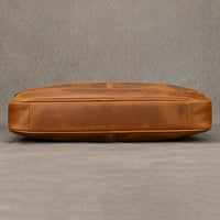 Genuine Leather Men's Business Laptop Handbag