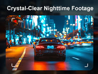 2K Voice Control WiFi APP Monitor Front Dash Cam