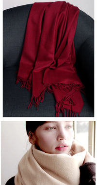 100% Wool Women Cashmere Scarf/Shawl
