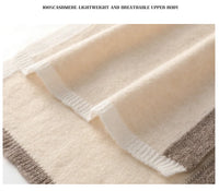 High Quality 100% Cashmere Scarf Shawl Winter New Cashmere Knitted Scarves Women Fashion Warm Neck Scarf Patchwork Color Shawl