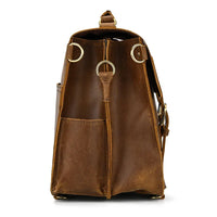 Genuine Leather Vintage High Capacity Laptop Bag