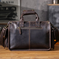Genuine Leather Men's Briefcase Laptop Bag