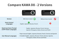 4K Voice Control Sony IMX415 GPS Dash Camera