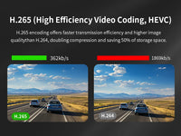 4K Voice Control Sony IMX415 GPS Dash Camera