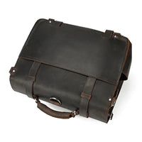Genuine Leather Vintage High Capacity Laptop Bag