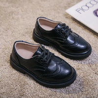 Boys' Lace-up Oxford PU Leather Shoes