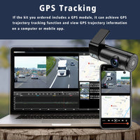 4K Dual Lens GPS Mini Dash Cam