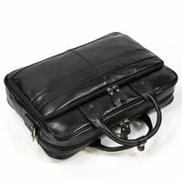 Genuine Leather Business Casual Laptop Handbag