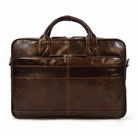 Genuine Leather Business Casual Laptop Handbag
