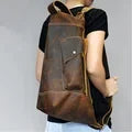 Genuine Leather Vintage High Capacity Laptop Bag