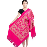 Women's Diamonds Embroidery Winter Thicken Luxury Cashmere Scarf/Shawl