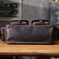 Genuine Leather Men's Briefcase Laptop Bag
