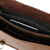 Genuine Leather Vintage High Capacity Laptop Bag