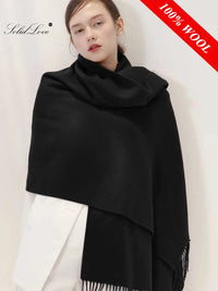 100% Wool Women Cashmere Scarf/Shawl