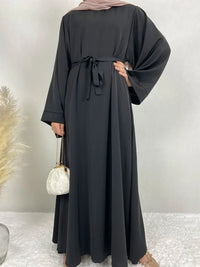 Muslim Abayas For Women Classic Black Green Kaftan Hijab Dresses Islamic Clothing Design Modest Dress Eid Prayer Robe