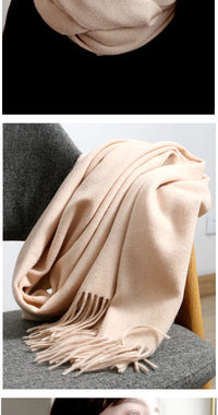 100% Wool Women Cashmere Scarf/Shawl