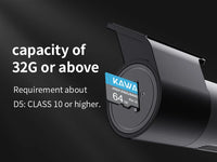 2K Voice Control WiFi APP Monitor Front Dash Cam