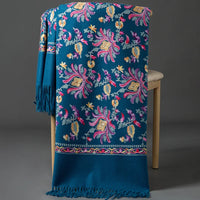 Women's Embroidery Cashmere Thick Soft Warm Scarf/Shawl