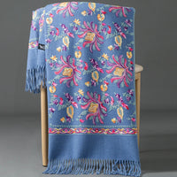 Women's Embroidery Cashmere Thick Soft Warm Scarf/Shawl