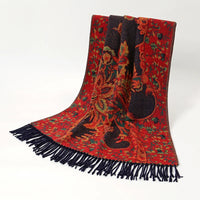 Women's Ethnic Style Paisley Jacquard Scarf/Shawl