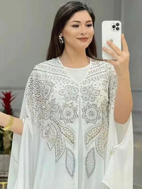 Abayas For Women Dubai Luxury 2024 Chiffon Boubou Muslim Fashion Dress Caftan Marocain Wedding Party Occasions Djellaba Femme