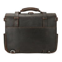 Genuine Leather Vintage High Capacity Laptop Bag