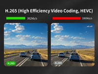 2K Voice Control WiFi APP Monitor Front Dash Cam