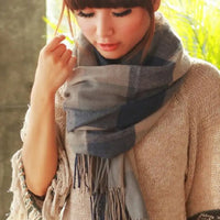 Women's Winter Lattice Scarf/Shawl