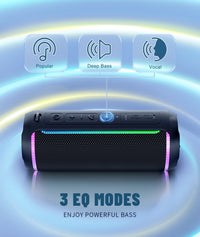 40W Bass Boost Powerful Wireless Portable Bluetooth Speaker